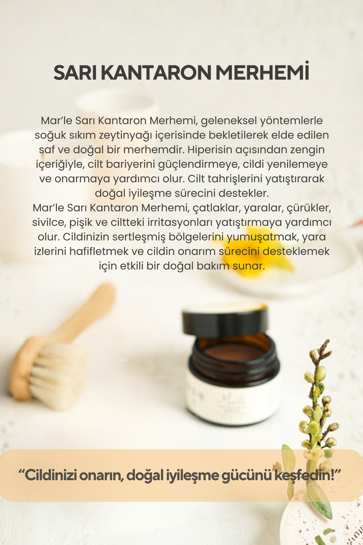 Mar'le Sarı Kantaron Merhemi