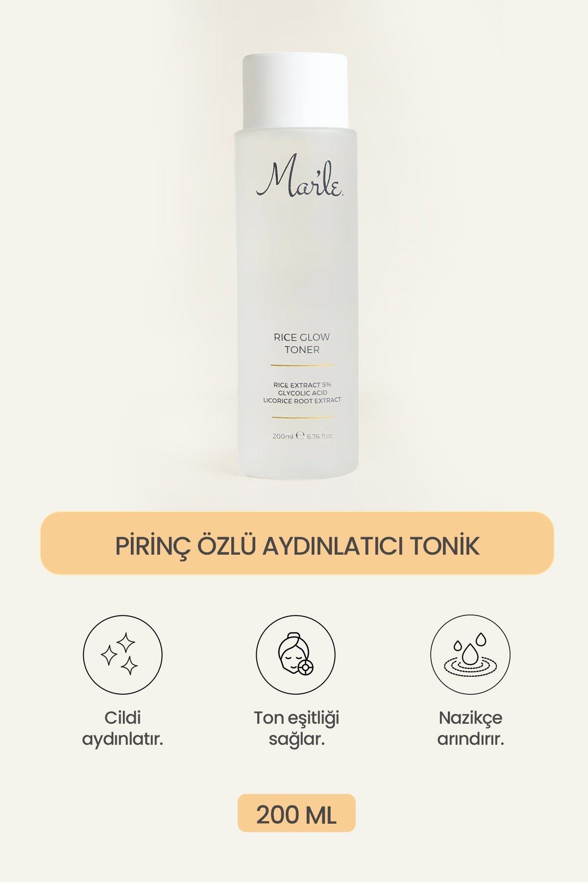 Mar'le Pirinç Özlü Aydınlatıcı Tonik